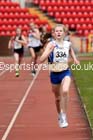 Girls under-15s 1500 metres, North Eastern Track and Field Champs, Gateshead Stadium. Photo: David T. Hewitson/Sports for All Pics
